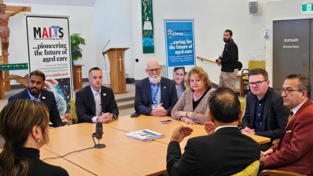 Lutheran Homes Presents temi to Government Officials in South Australia