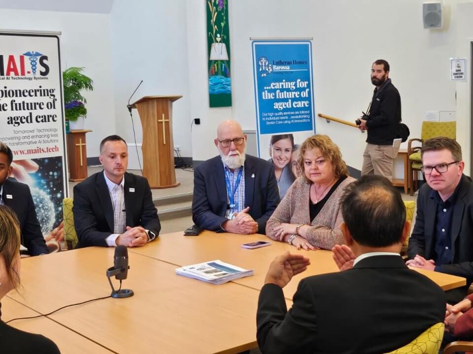 Lutheran Homes Presents temi to Government Officials in South Australia