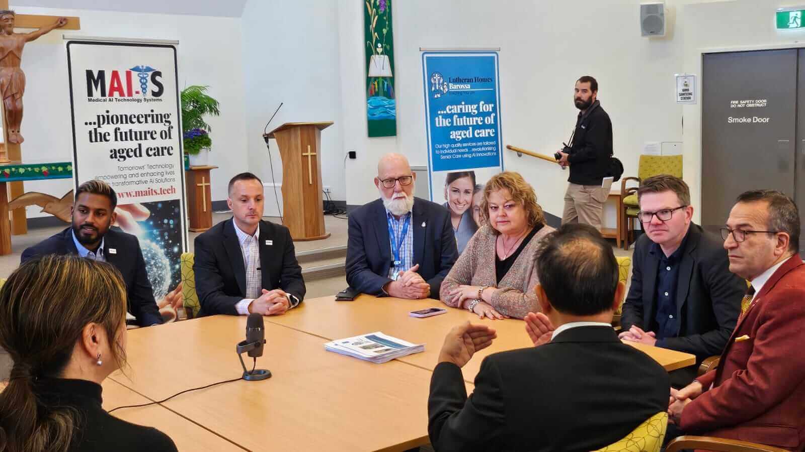 Lutheran Homes Presents temi to Government Officials in South Australia