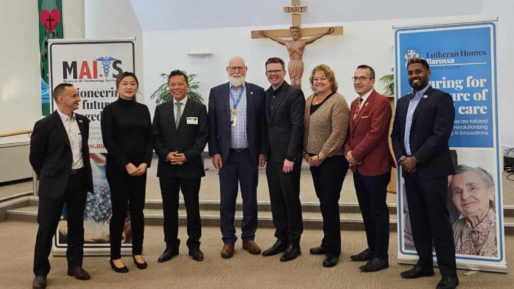 Lutheran Homes Presents temi to Government Officials in South Australia